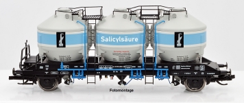NPE Modellbau NW52104 - TT - Silowagen Uc Salicylsäure, DR, Ep. IV